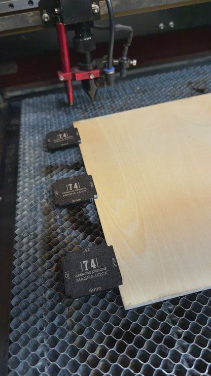 Ultimate Precision System - 90° Alignment + 6 Magnetic Hold-Downs for Perfect, Repeatable Cuts